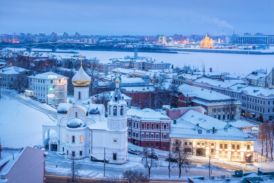 Новогодний Нижний-Новгород и Городец